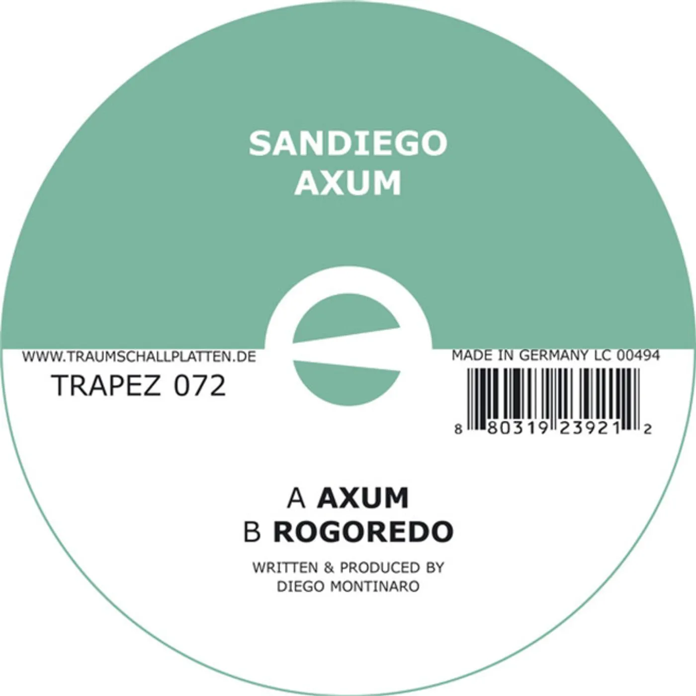 Sandiego Axum Vinyl Record