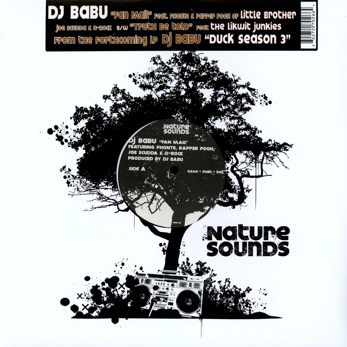 DJ Babu FAN MAIL / TRUTH BE TOLD Vinyl Record