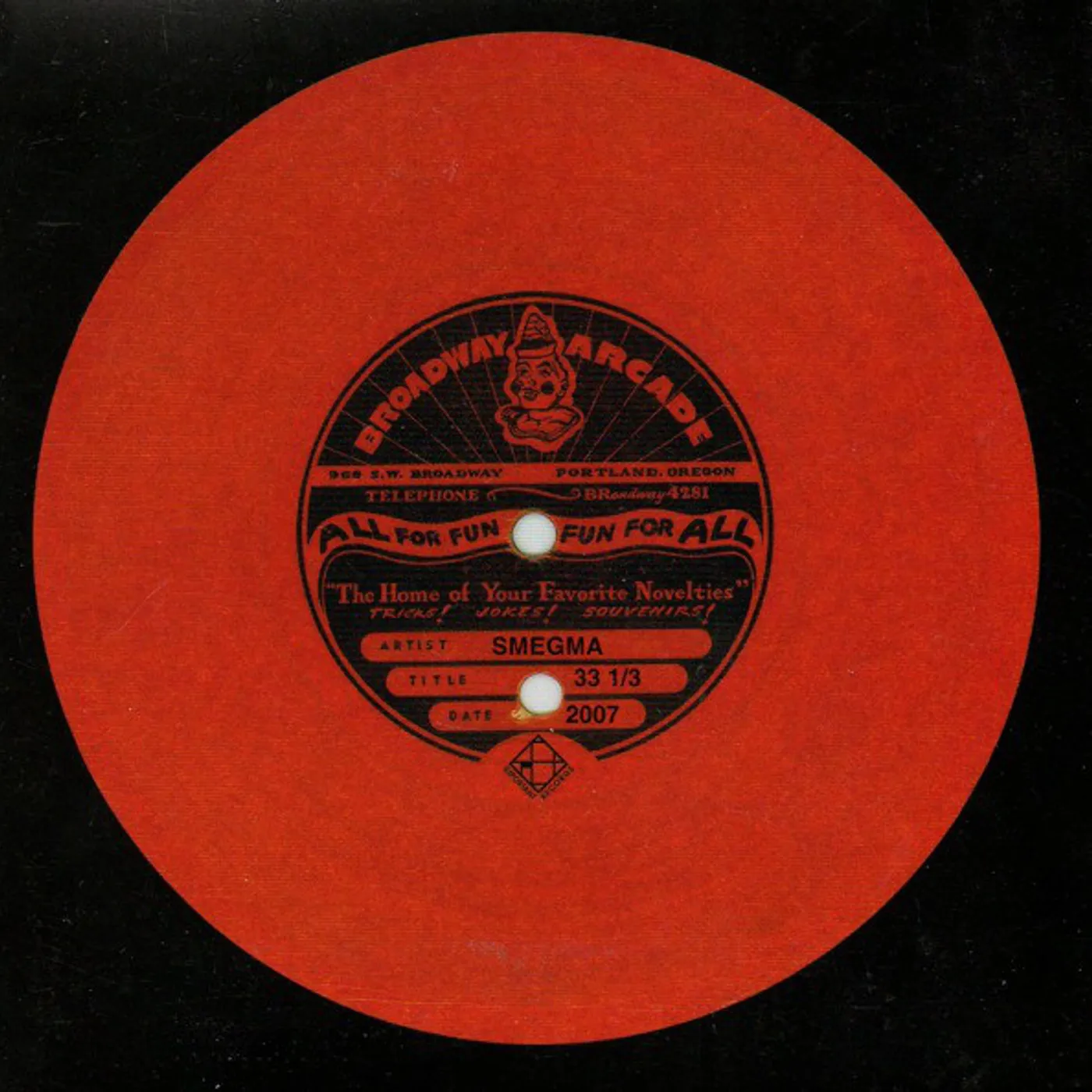 Smegma 33 1/3 Vinyl Record