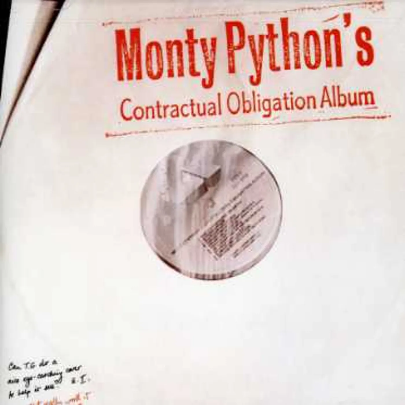 MONTY PYTHON'S CONTRACTUAL OBLIGATION ALBUM CD