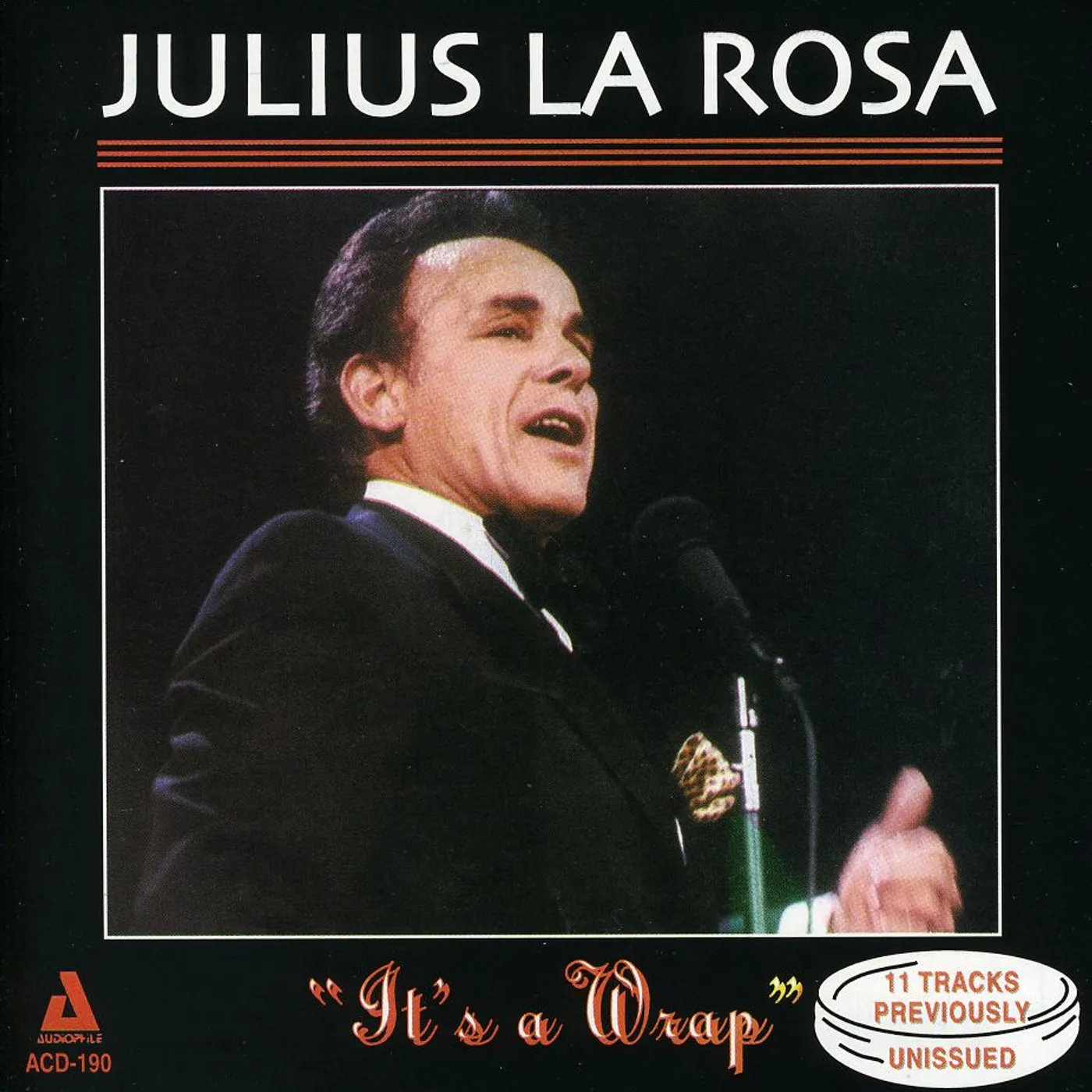 Julius La Rosa IT'S A WRAP CD