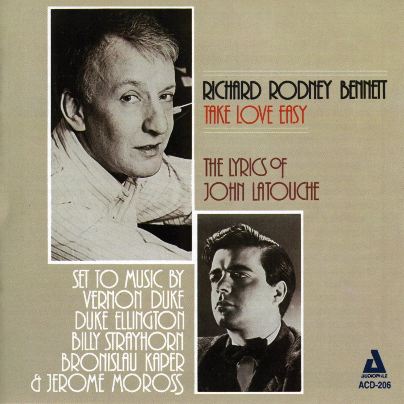 Richard Rodney Bennett TAKE LOVE EASY CD