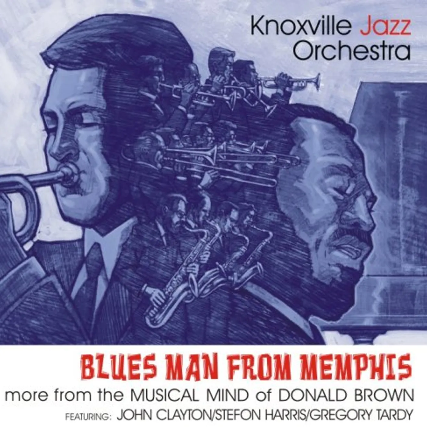 Knoxville Jazz Orchestra BLUES MAN FROM MEMPHIS CD