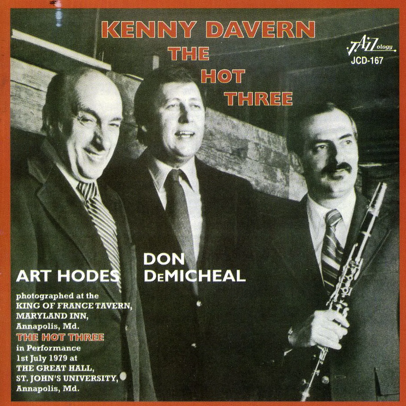 Kenny Davern HOT THREE CD