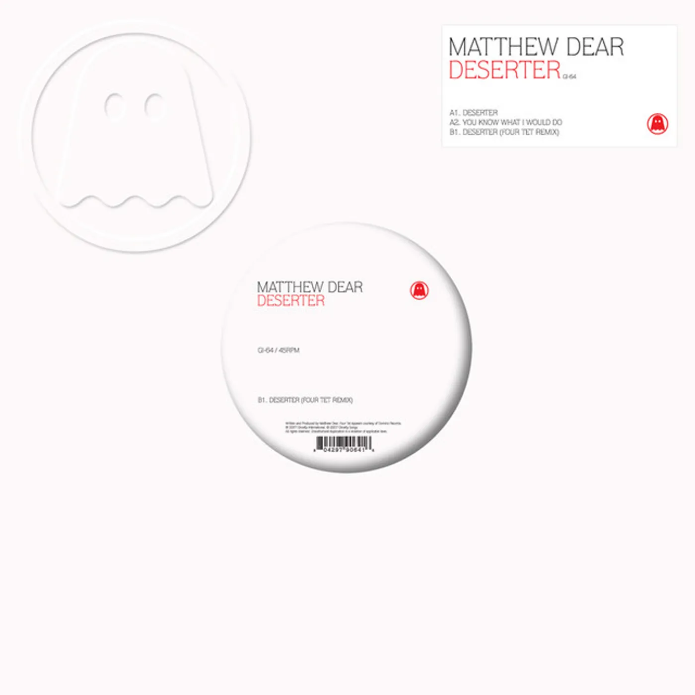 Matthew Dear Deserter Vinyl Record
