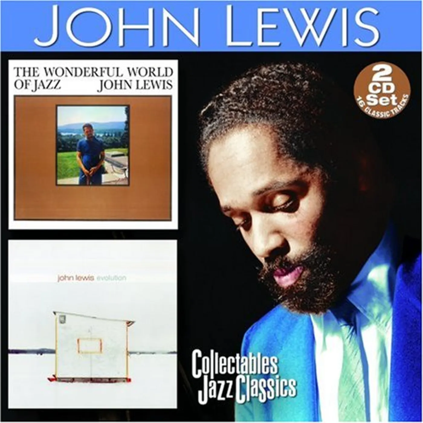 John Lewis WONDERFUL WORLD OF JAZZ & EVOLUTION CD
