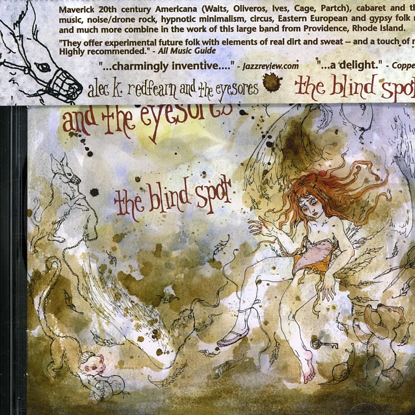 Alec K. Redfearn & The Eyesores BLIND SPOT CD