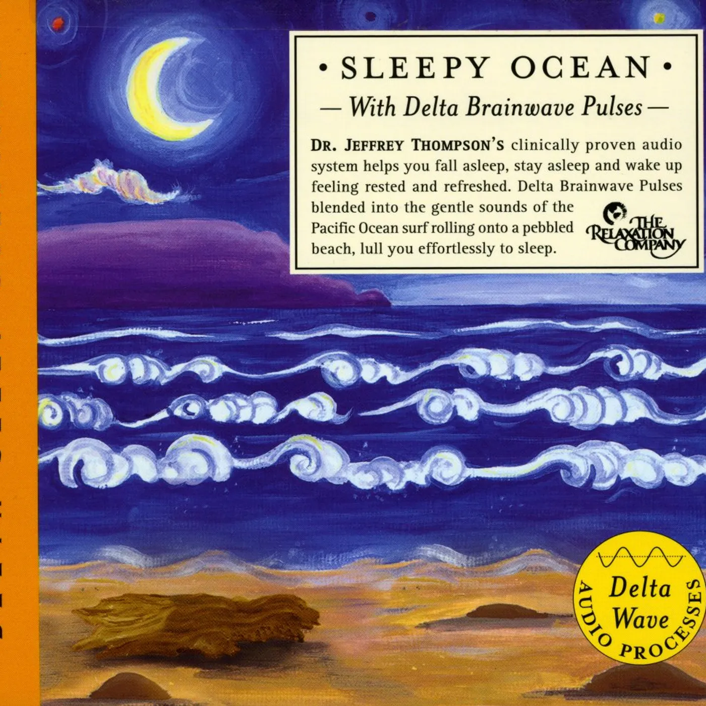Jeffrey Thompson SLEEPY OCEAN WITH DELTA BRAINWAVE PULSES CD