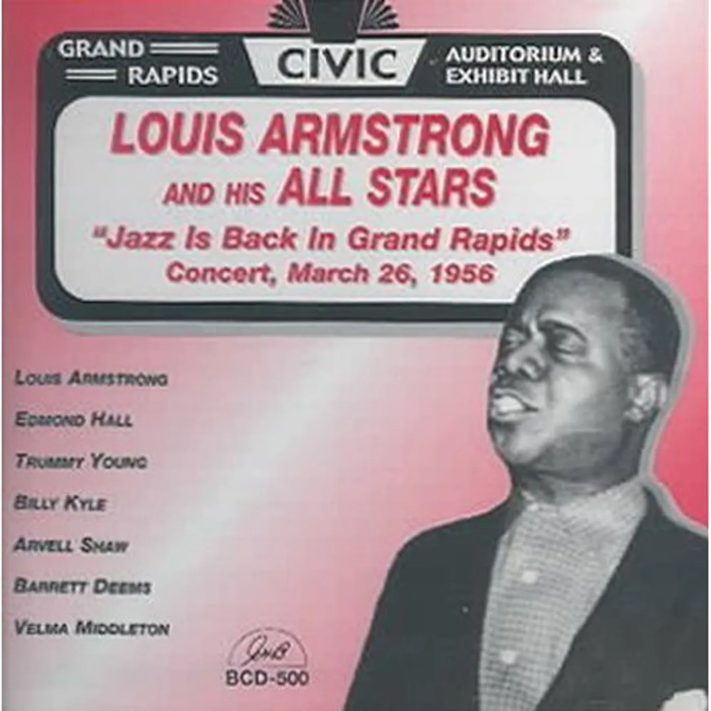 Louis Armstrong & His All Stars JAZZ IS BACK IN GRAND RAPIDS CD
