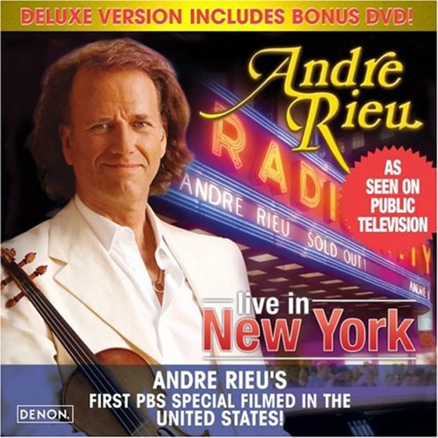 Andre Rieu RADIO CITY MUSIC HALL LIVE IN NEW YORK CD