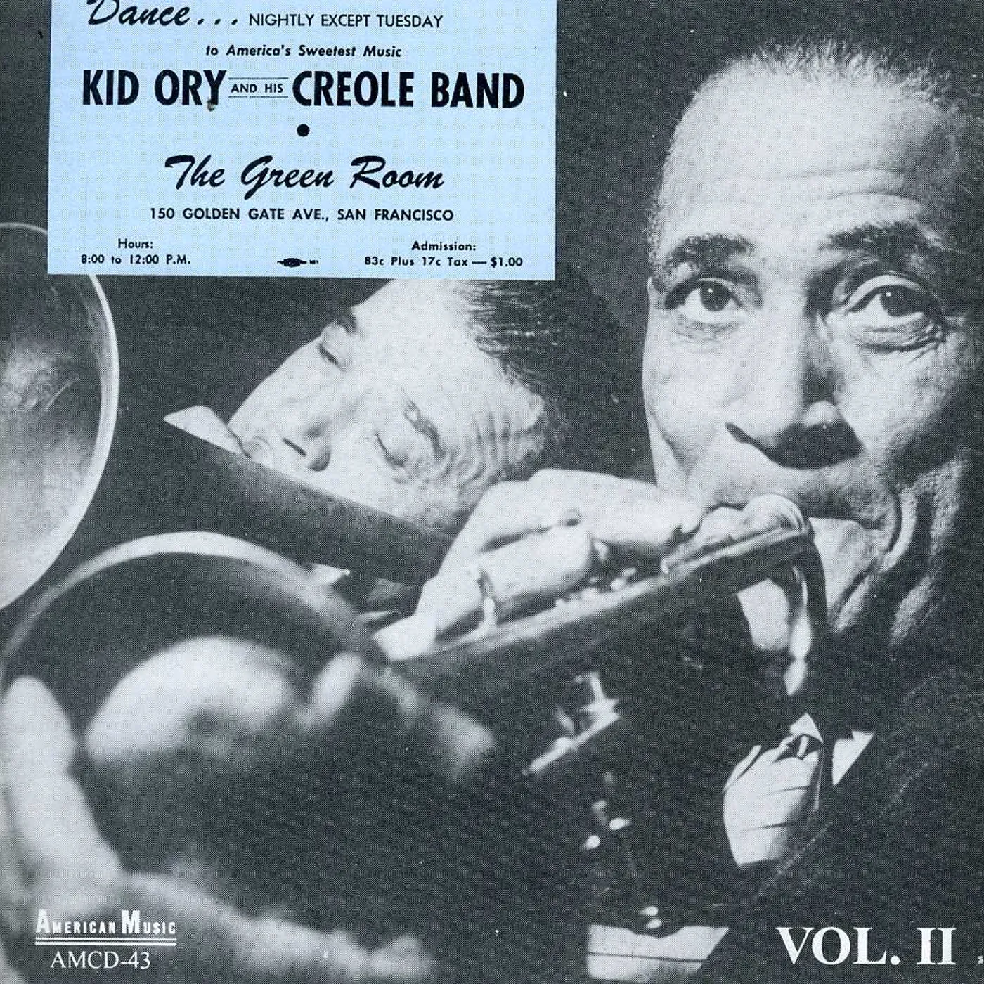 Kid Ory AT THE GREEN ROOM 2 CD