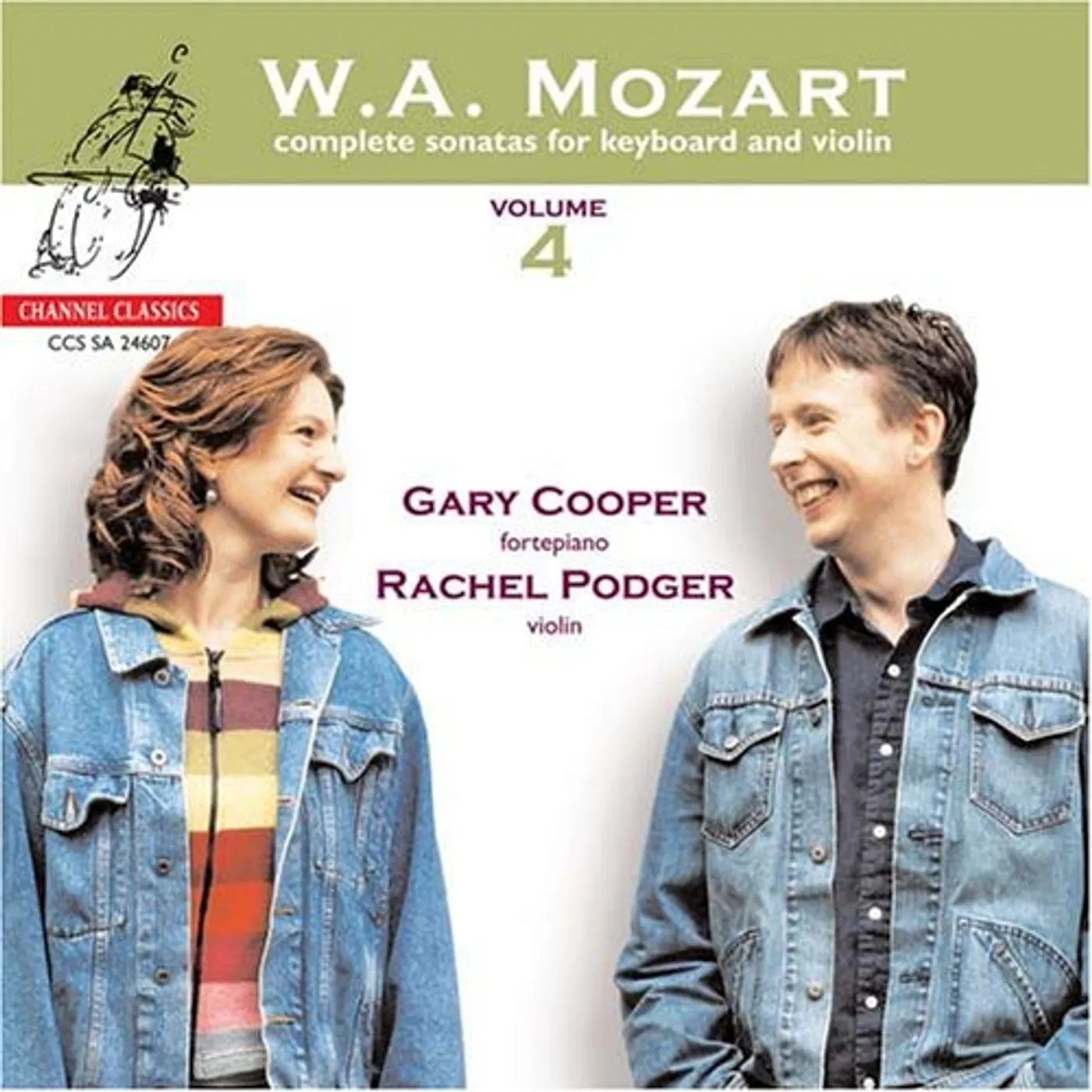 Mozart / Podger / Cooper VIOLIN SONATAS 4 Super Audio CD