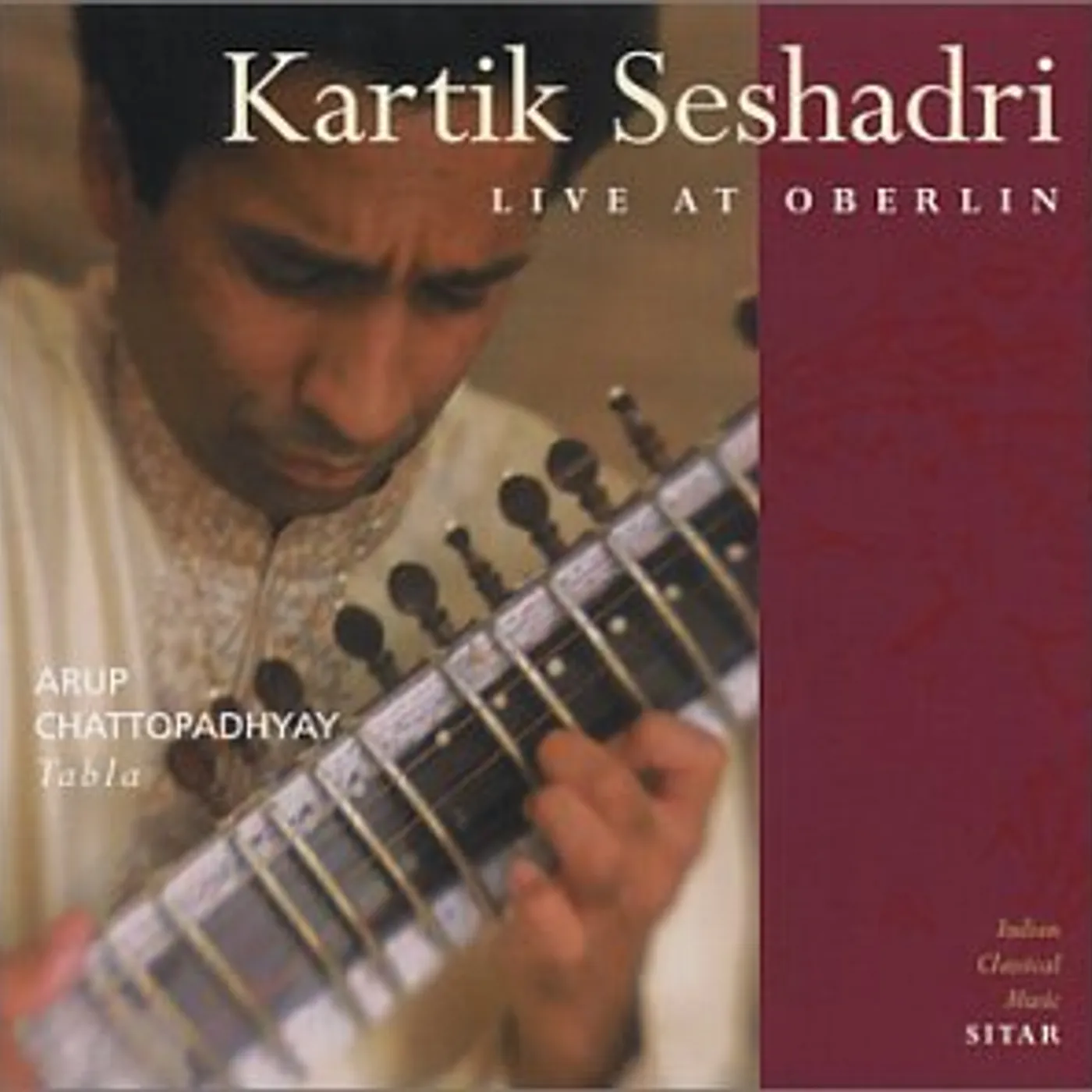 Kartik Seshadri LIVE AT OBERLIN CD