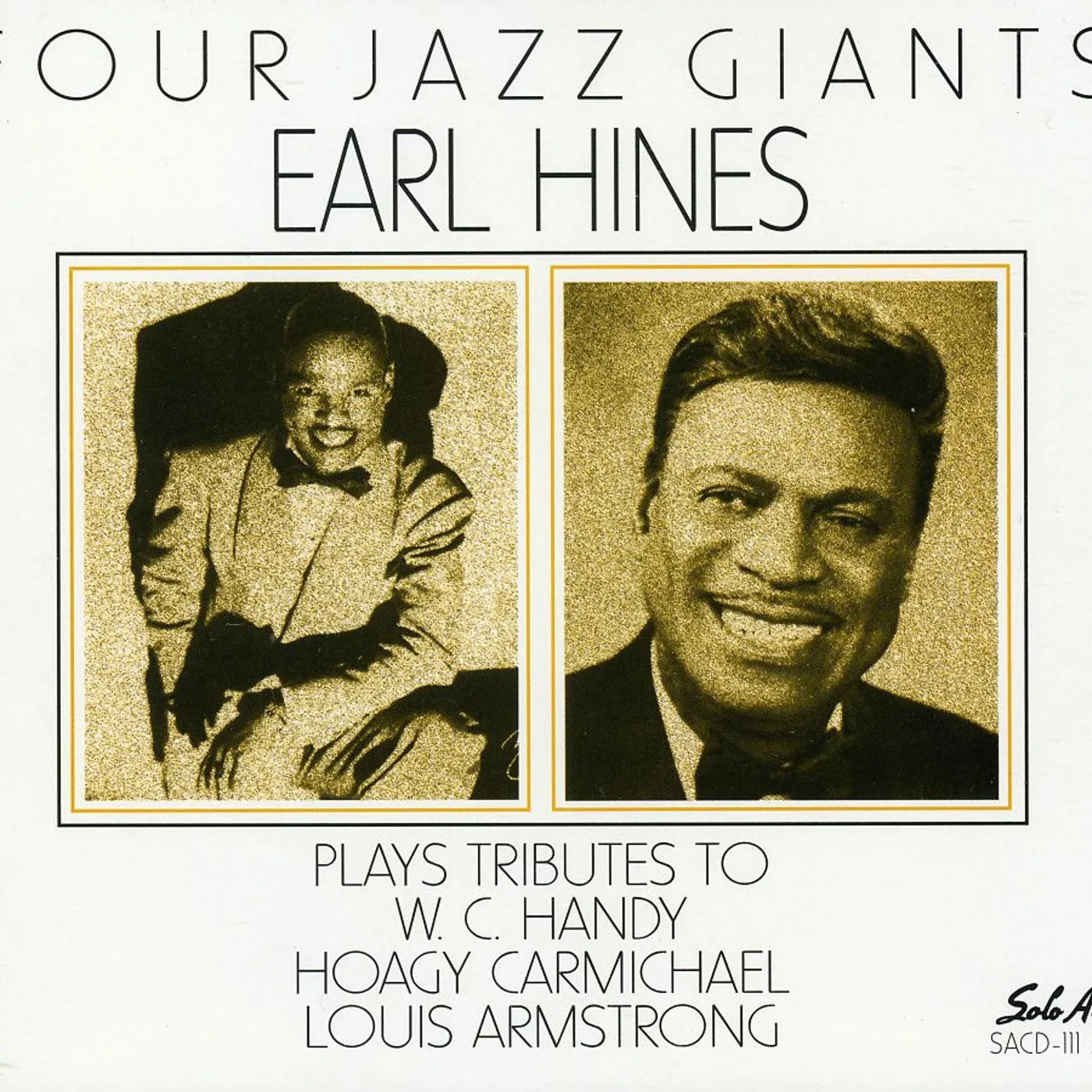 Earl Hines FOUR JAZZ GIANTS CD