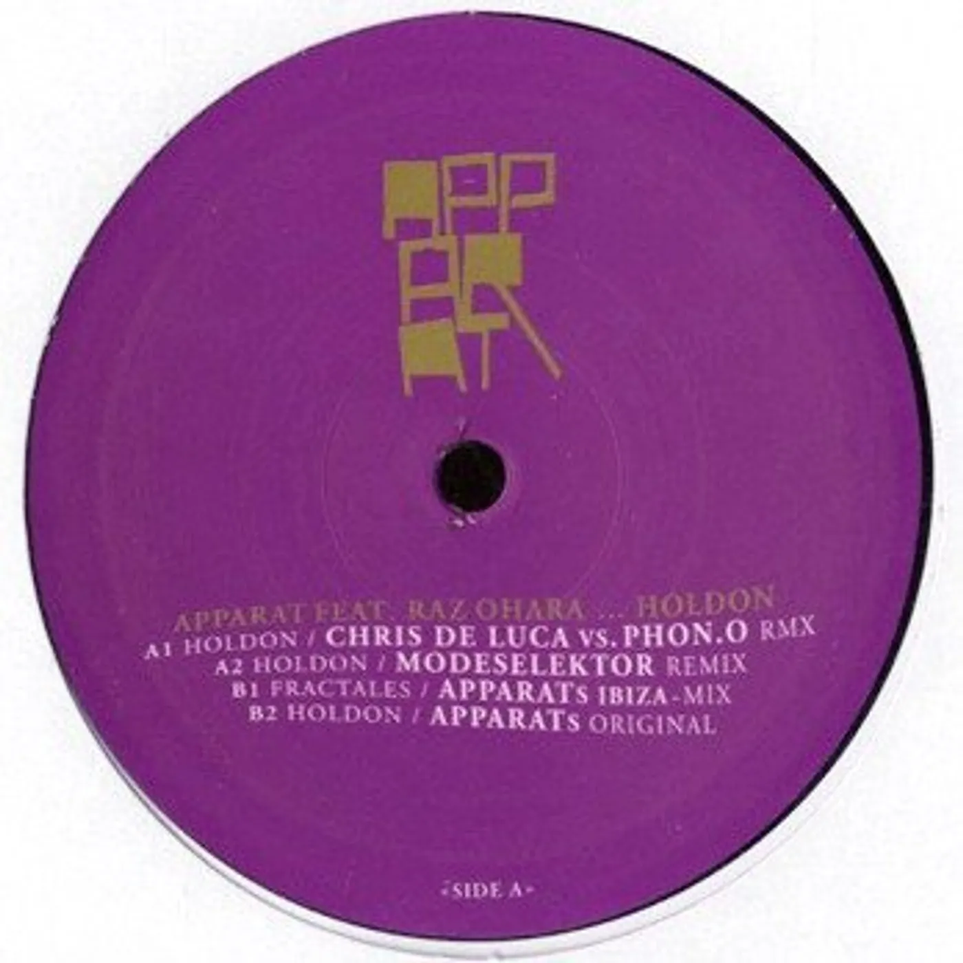 Raz Apparat / Ohara Holdon Vinyl Record