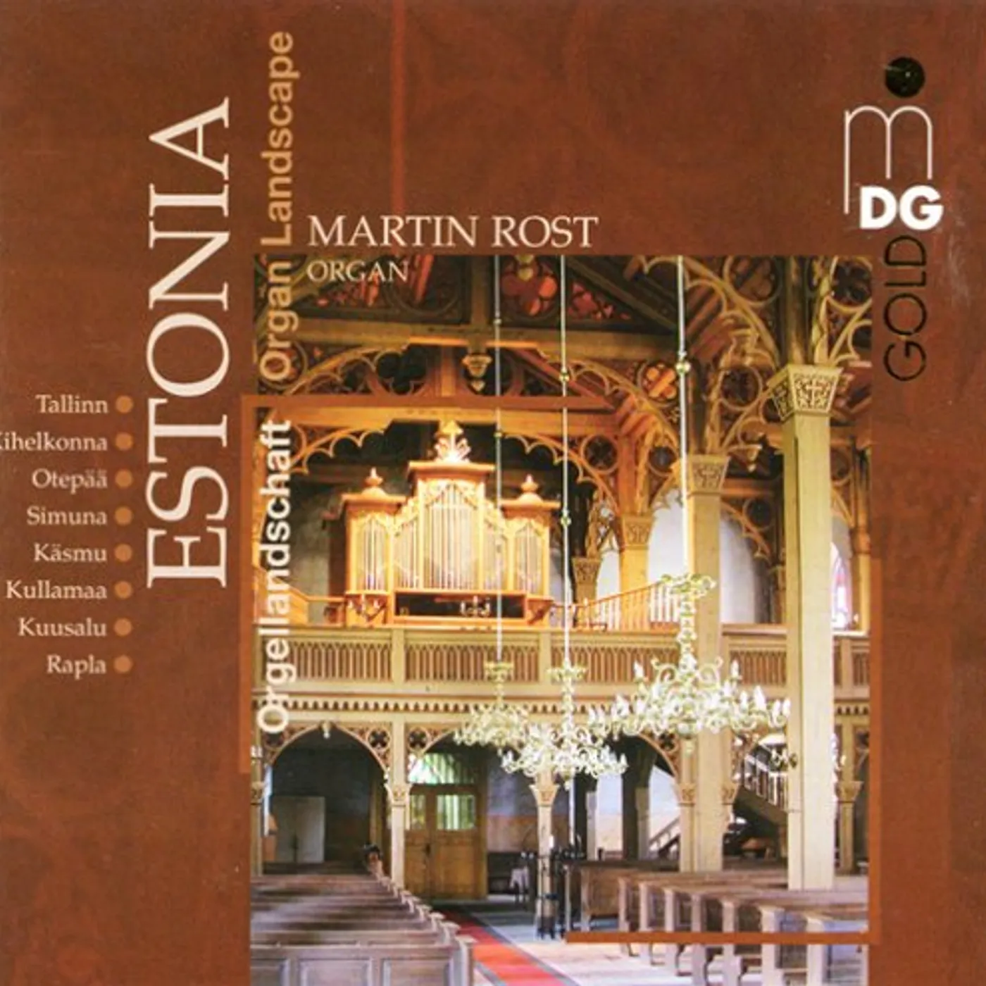 Martin Rost ESTONIA: ORGAN LANDSCAPE CD