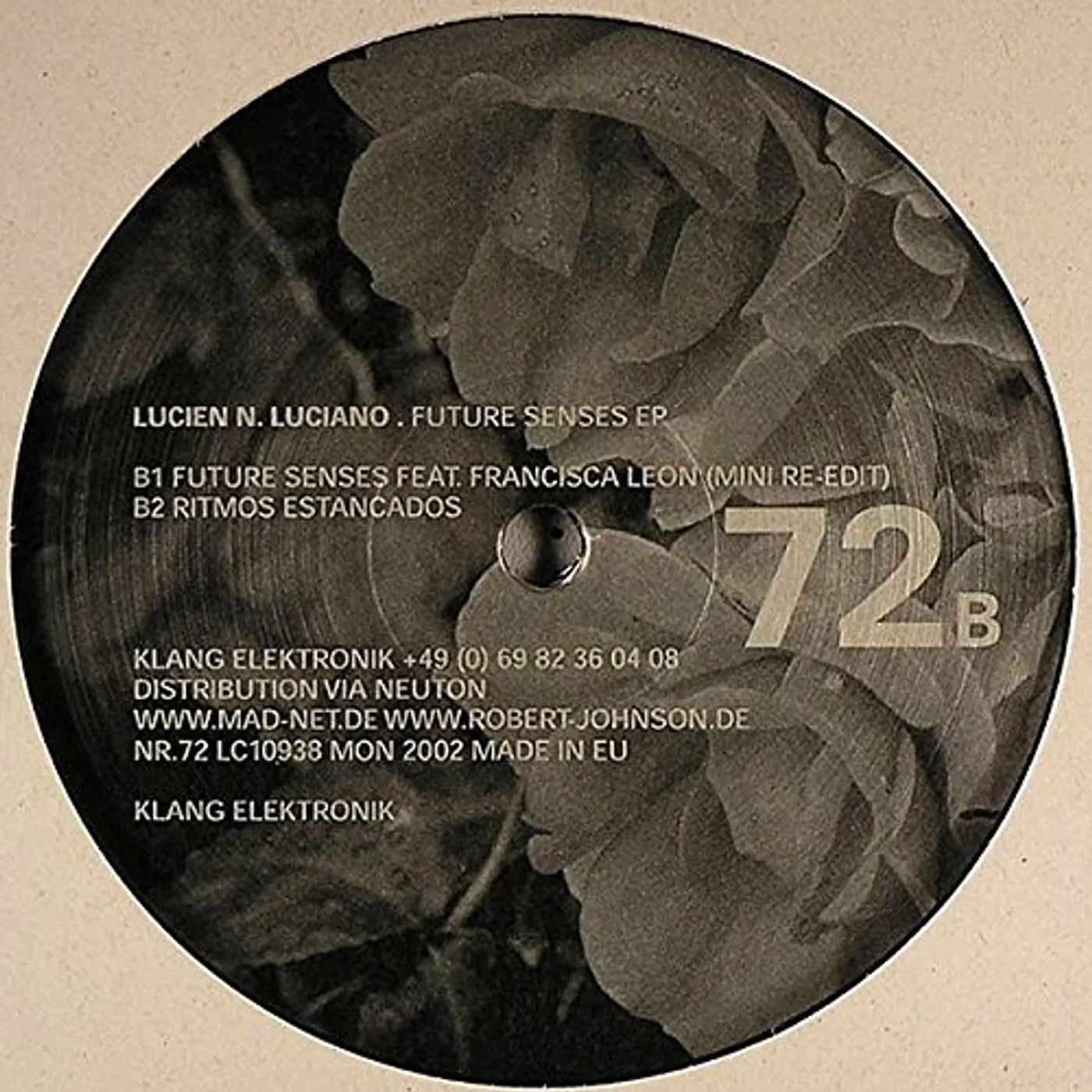 Lucien & Luciano FUTURE SENSES Vinyl Record