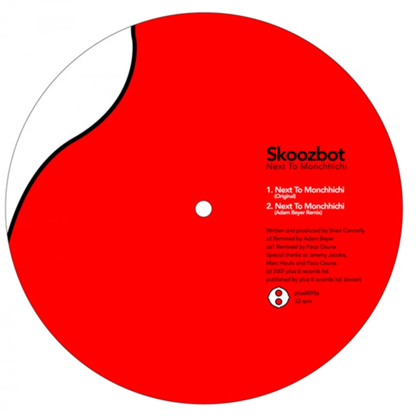 Skoozbot Next To Monchhichi Vinyl Record
