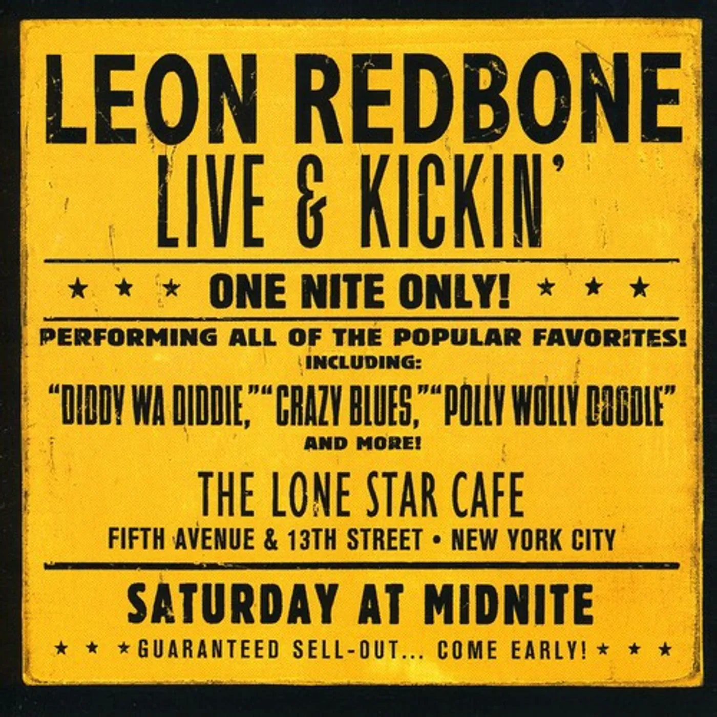 Leon Redbone LIVE & KICKIN CD