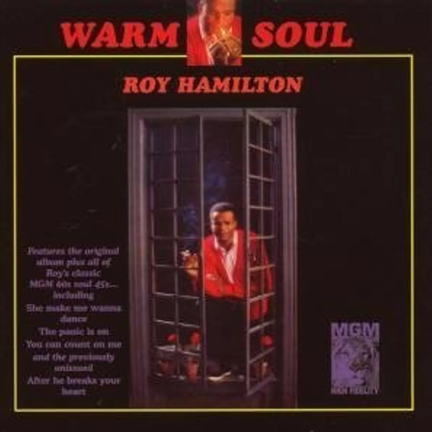 Roy Hamilton WARM SOUL PLUS CD