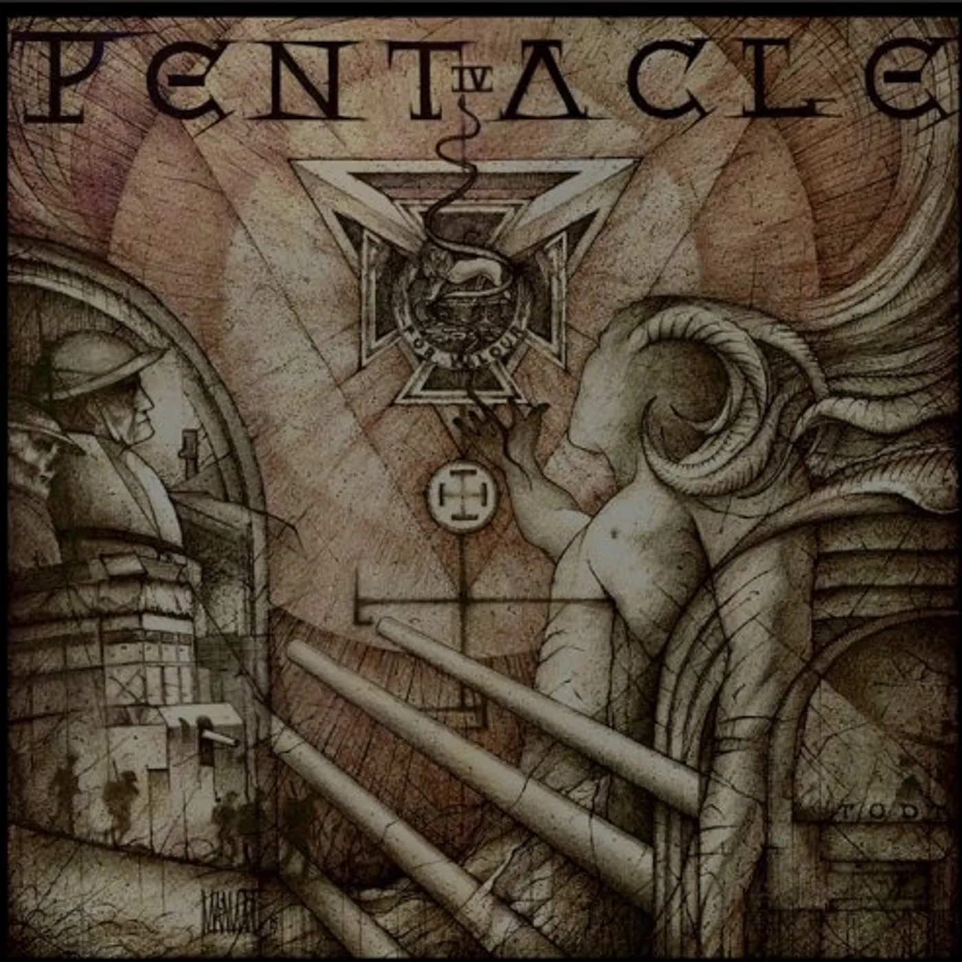 Pentacle UNDER THE BLACK CROSS CD