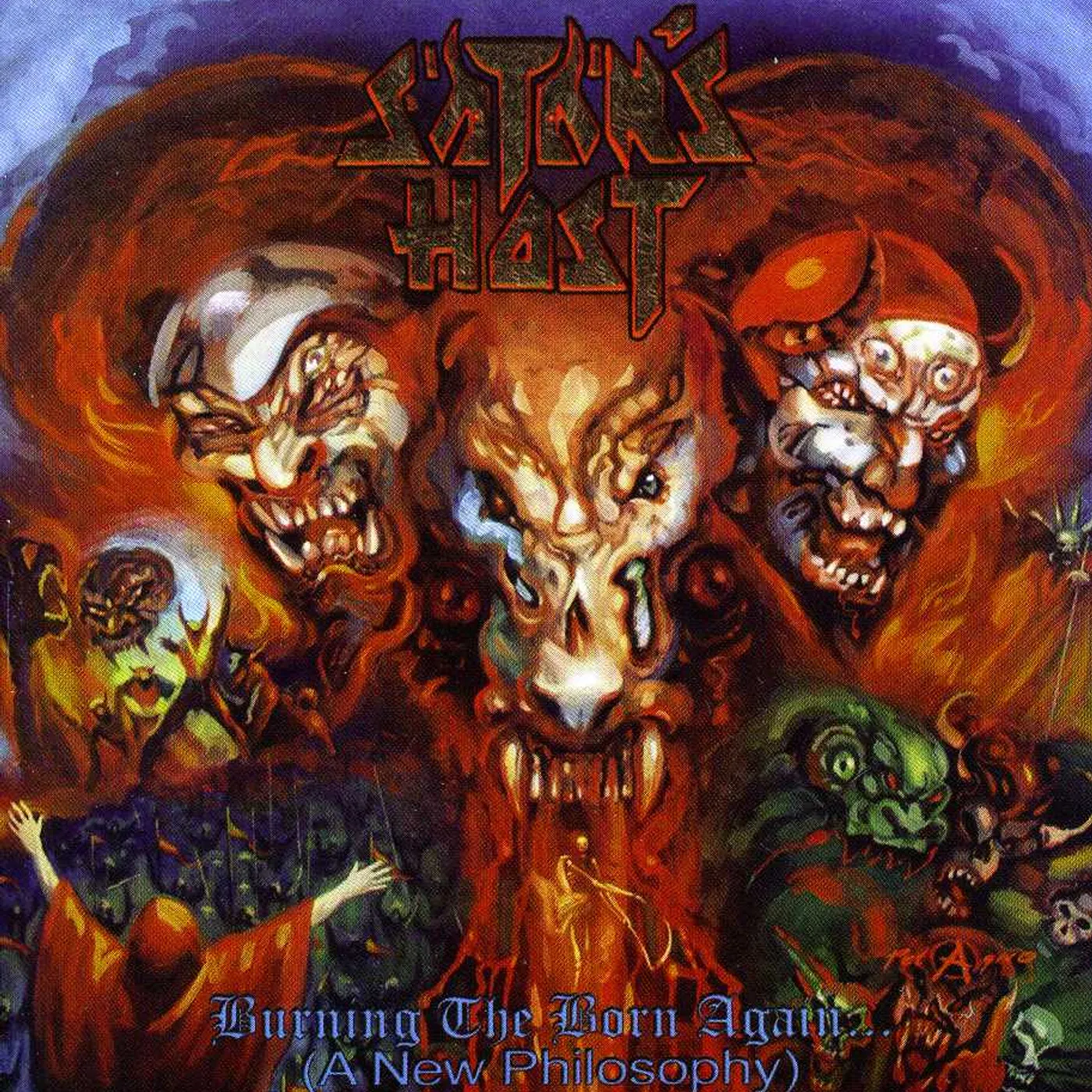 Satan's Host BURNING THE BORN AGAIN CD