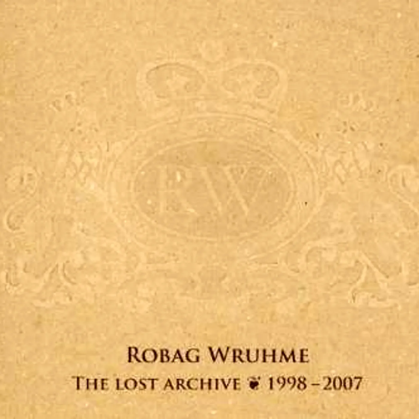 Robag Wruhme LOST ARCHIVE 1998-2007 CD