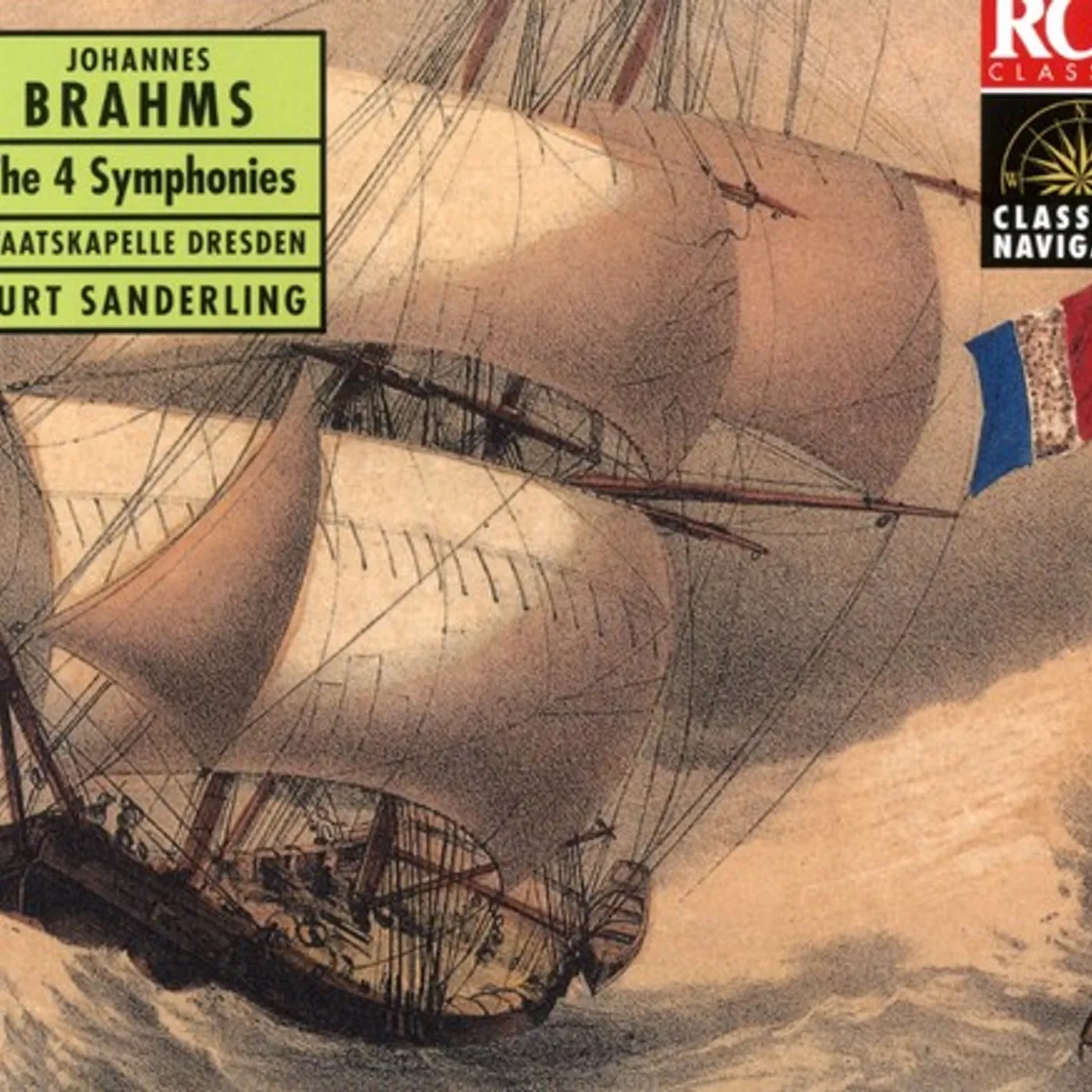 Kurt Sanderling BRAHMS: SYMPHONIES NO. 1-4: CLASSICAL NAV CD