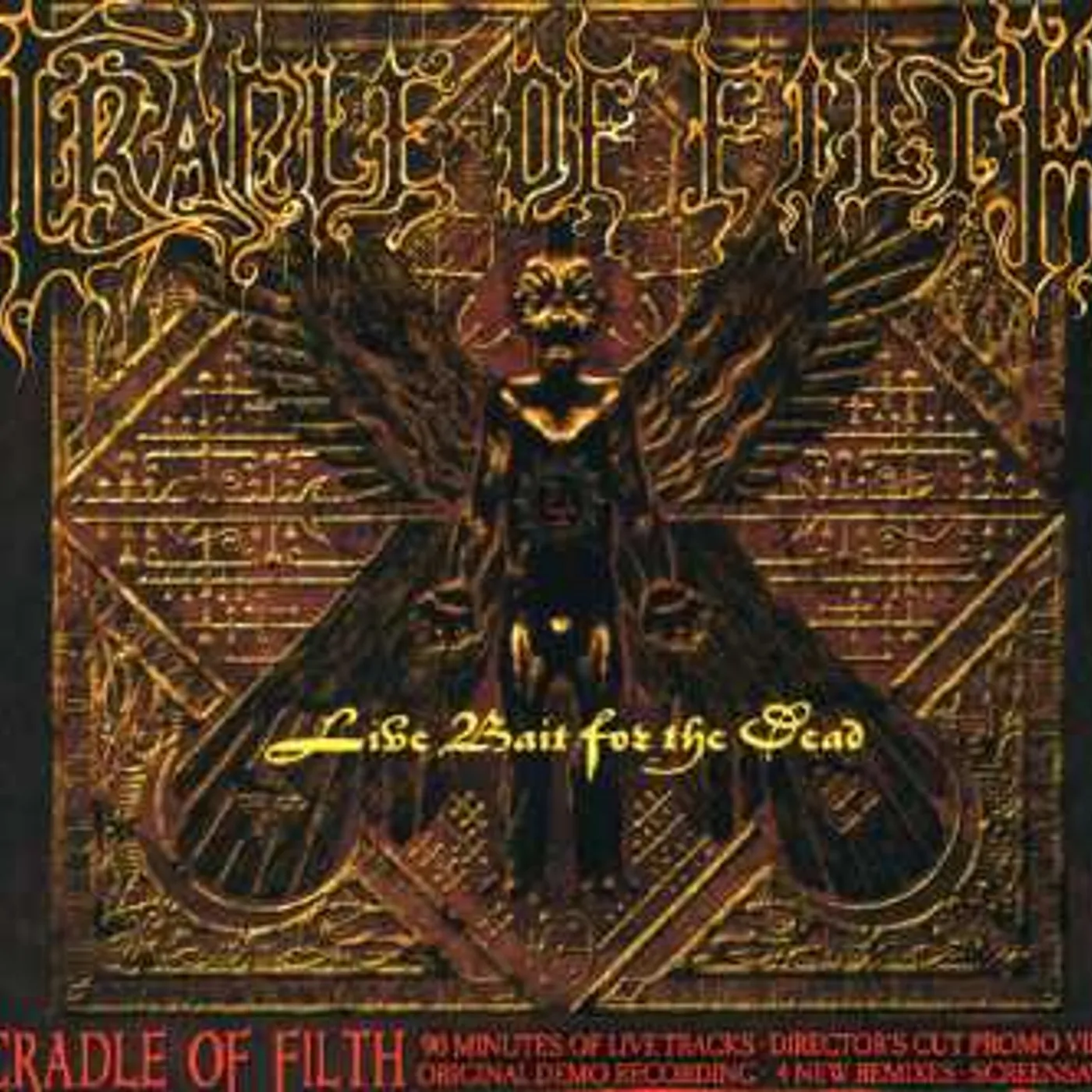 Cradle Of Filth LIVE BAIT FOR THE DEAD CD