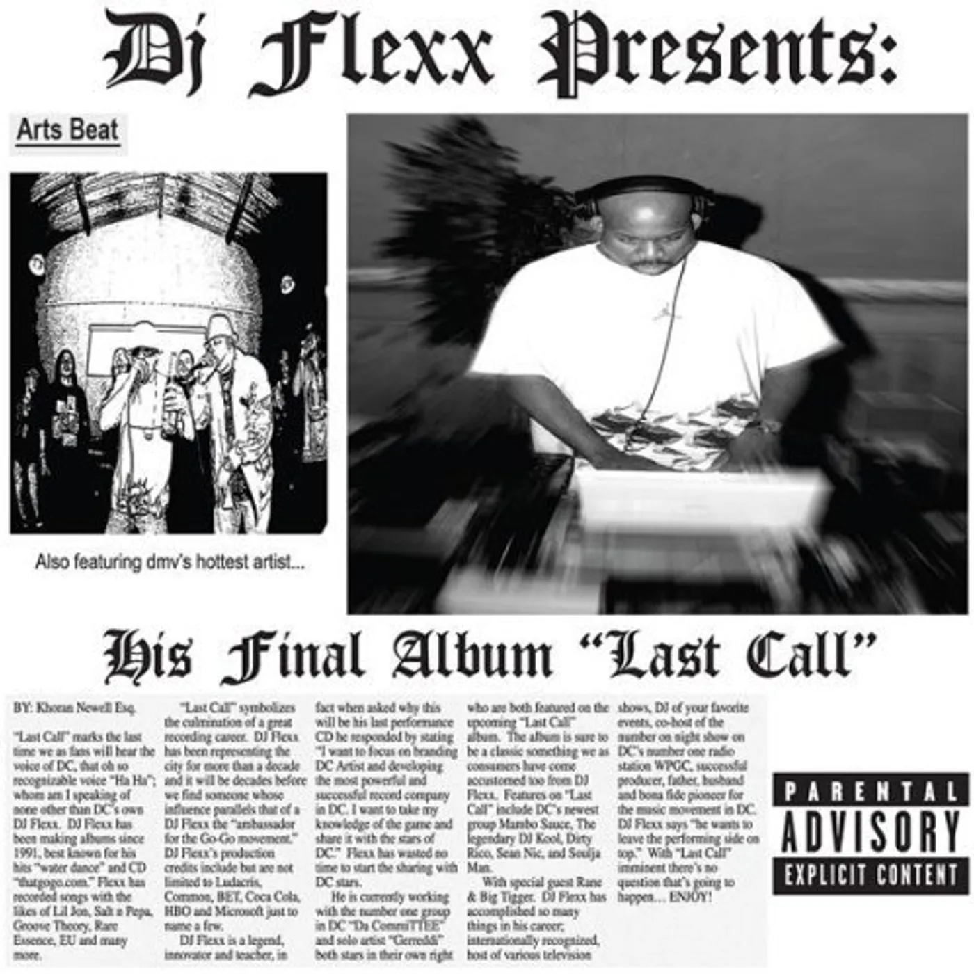 DJ Flexx LAST CALL CD