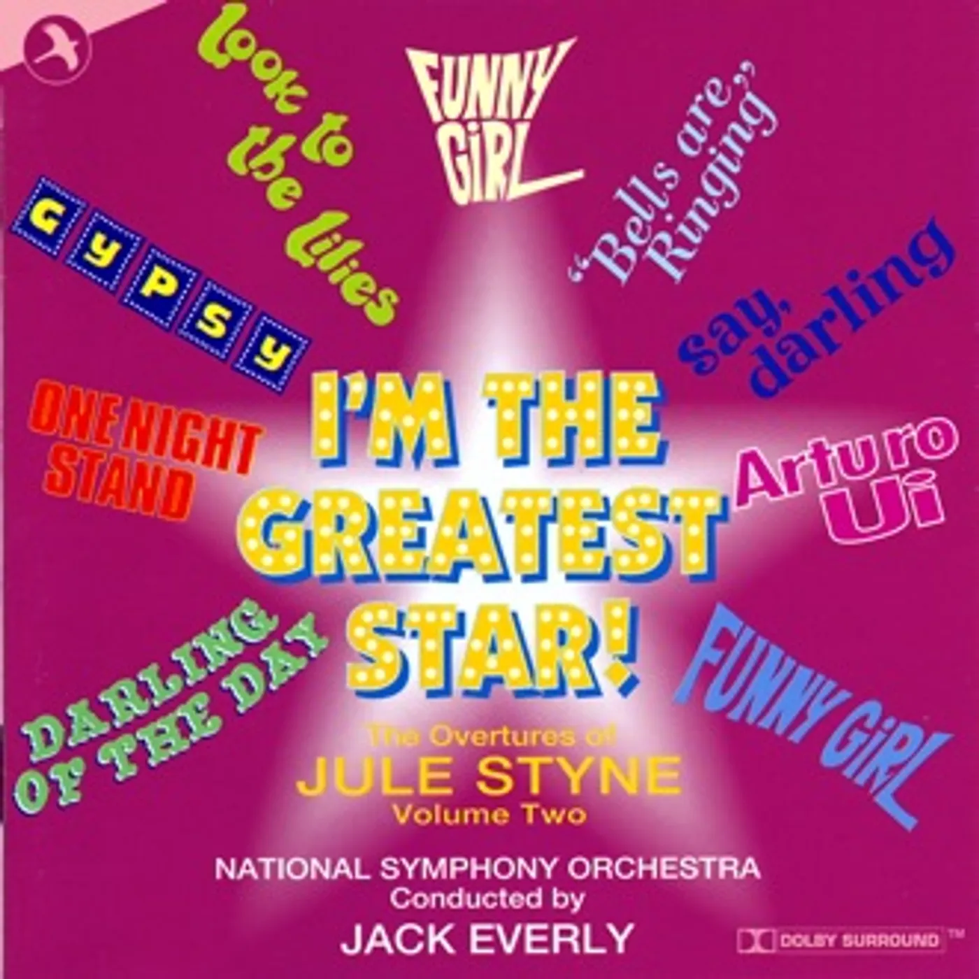 National Symphony Orchestra OVERTURES OF JULE STYNE 2 CD