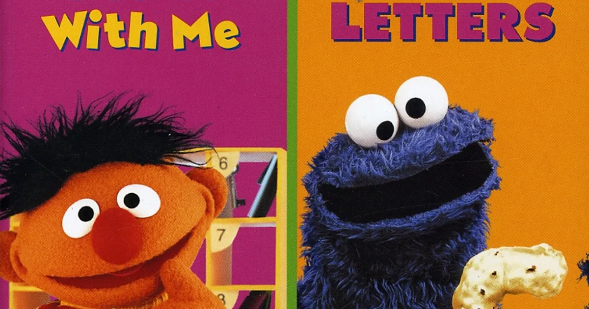 Sesame Street 123 COUNT WITH ME / LEARNING ABOUT LETTERS DVD