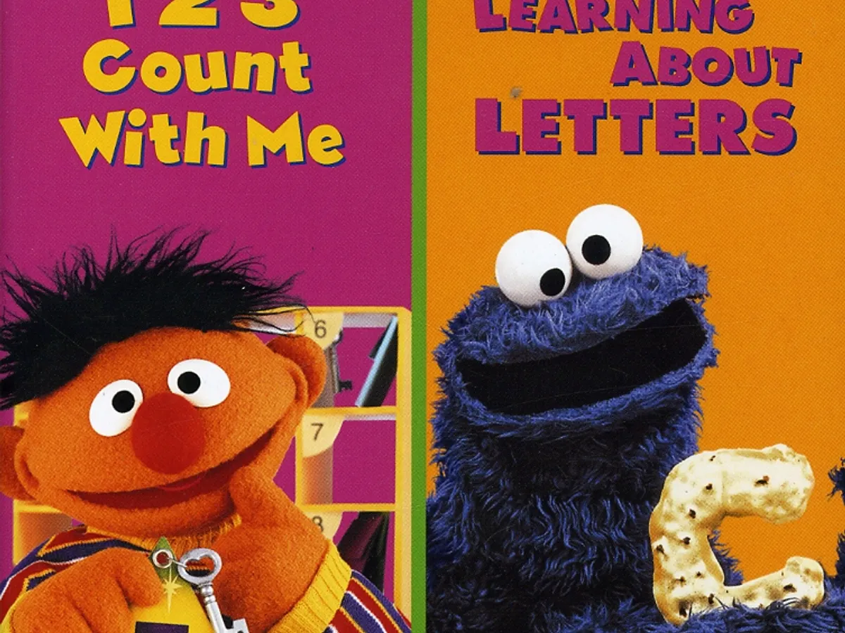 Sesame Street 123 COUNT WITH ME / LEARNING ABOUT LETTERS DVD