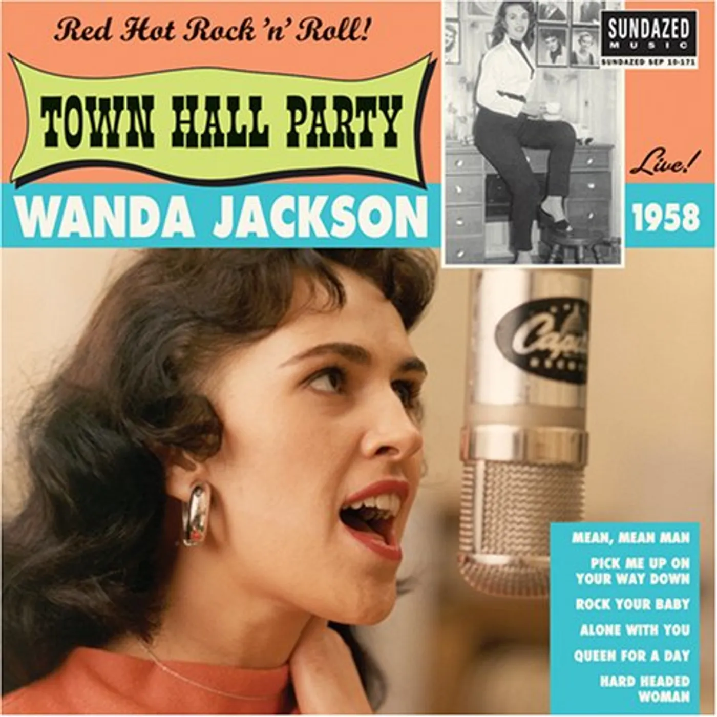 Wanda Jackson Live at Town Hall Party 1958 Vinyl Record