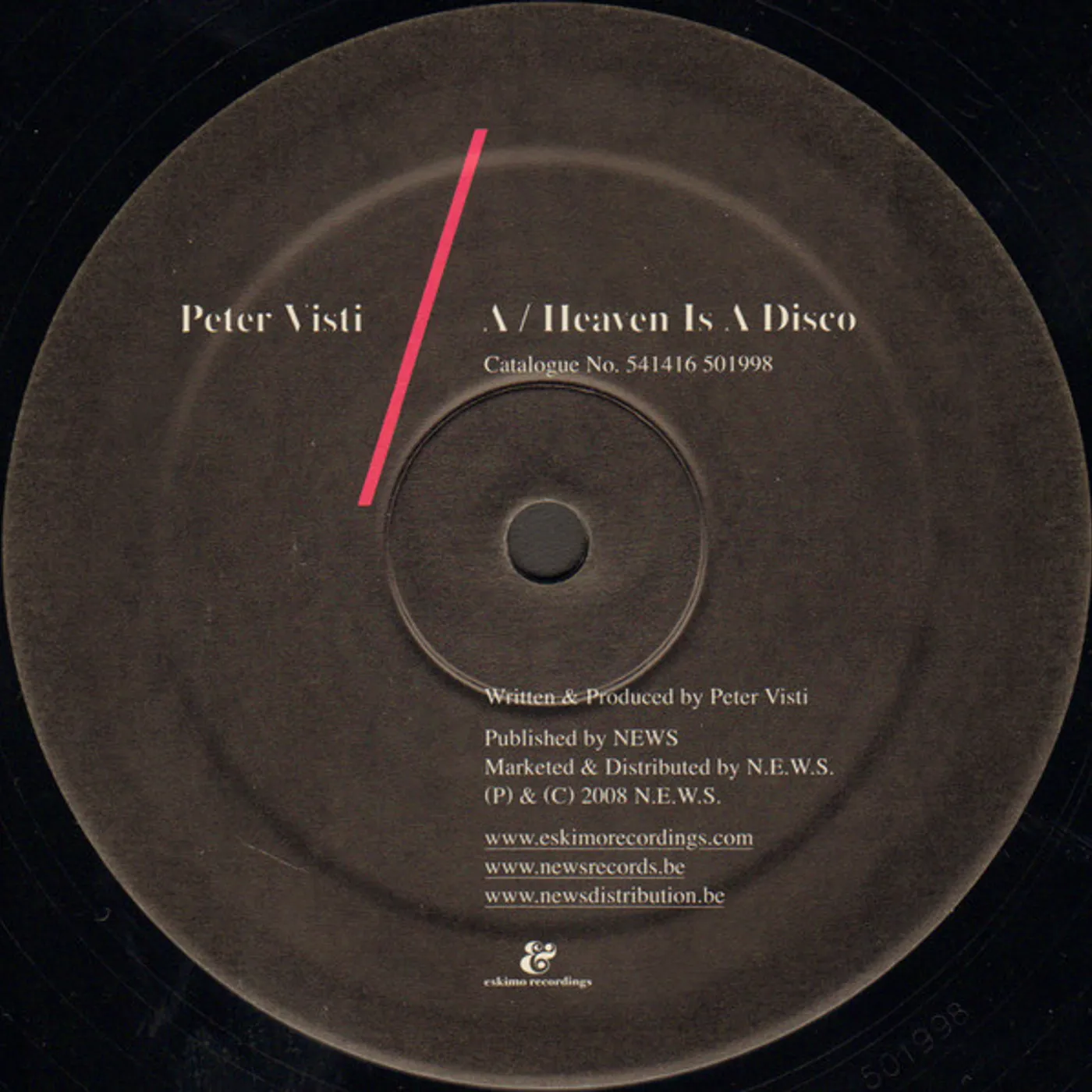 Peter Visti HEAVEN IS A DISCO Vinyl Record