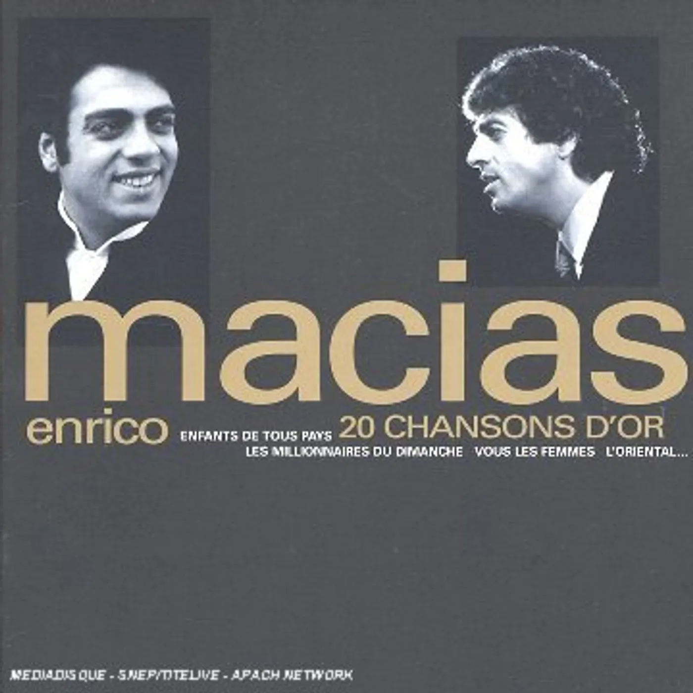 Enrico Macias 20 CHANSONS D'OR CD