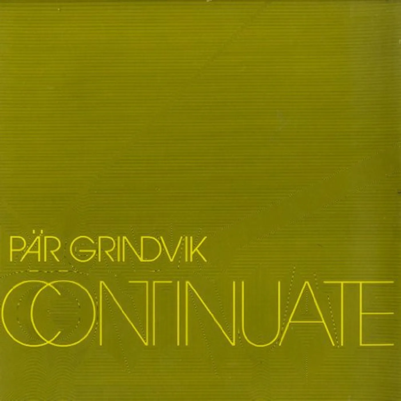 Par Grindvik Continuate Vinyl Record