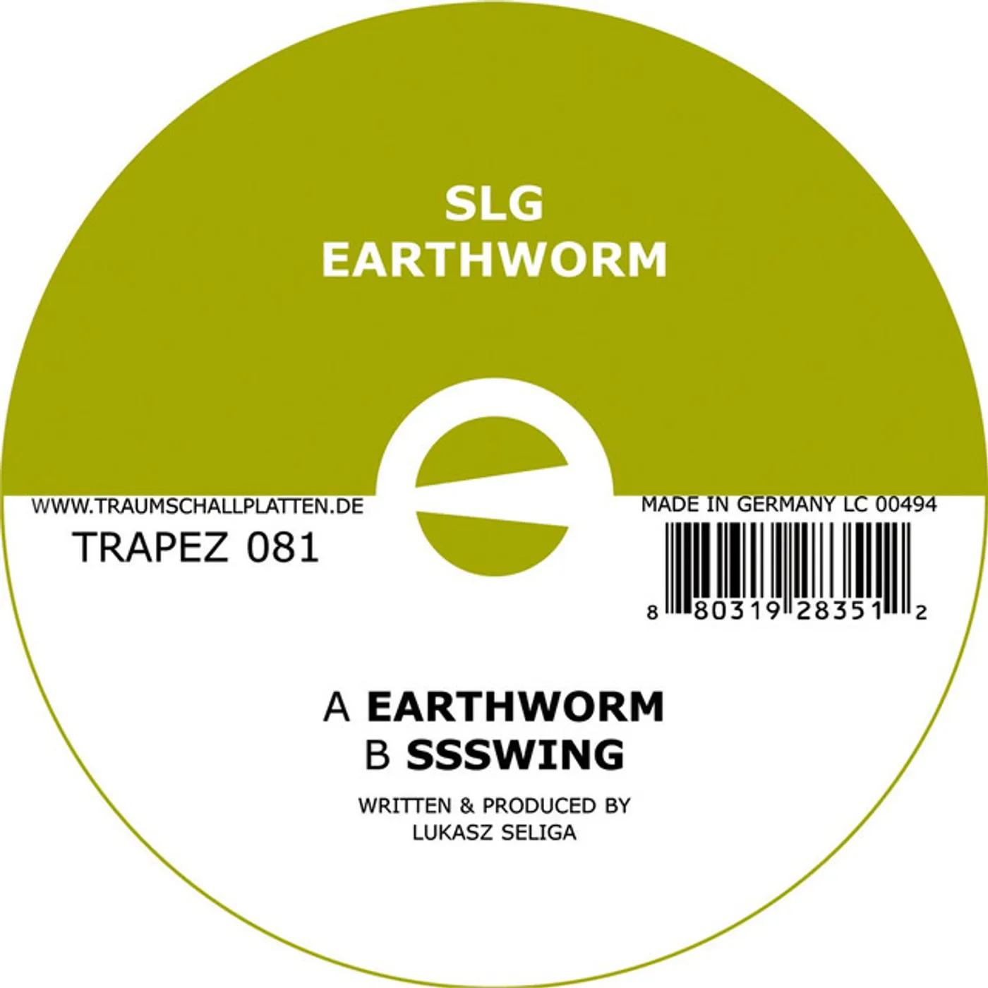 Slg Earthworm Vinyl Record