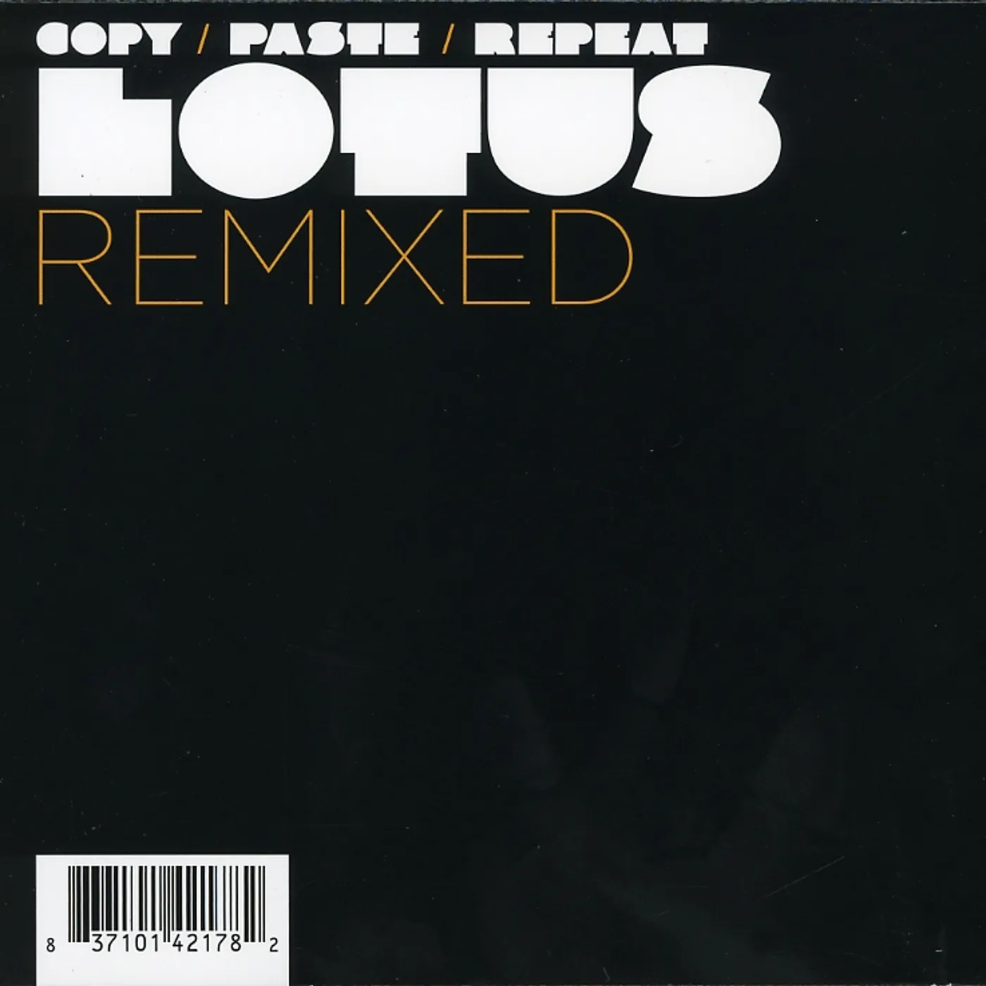 Lotus  COPY PASTE REPEAT CD