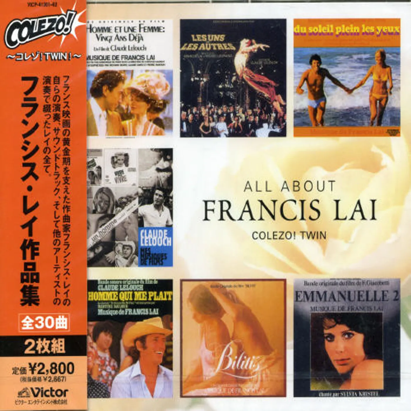 Francis Lai COLEZO-TWIN CD