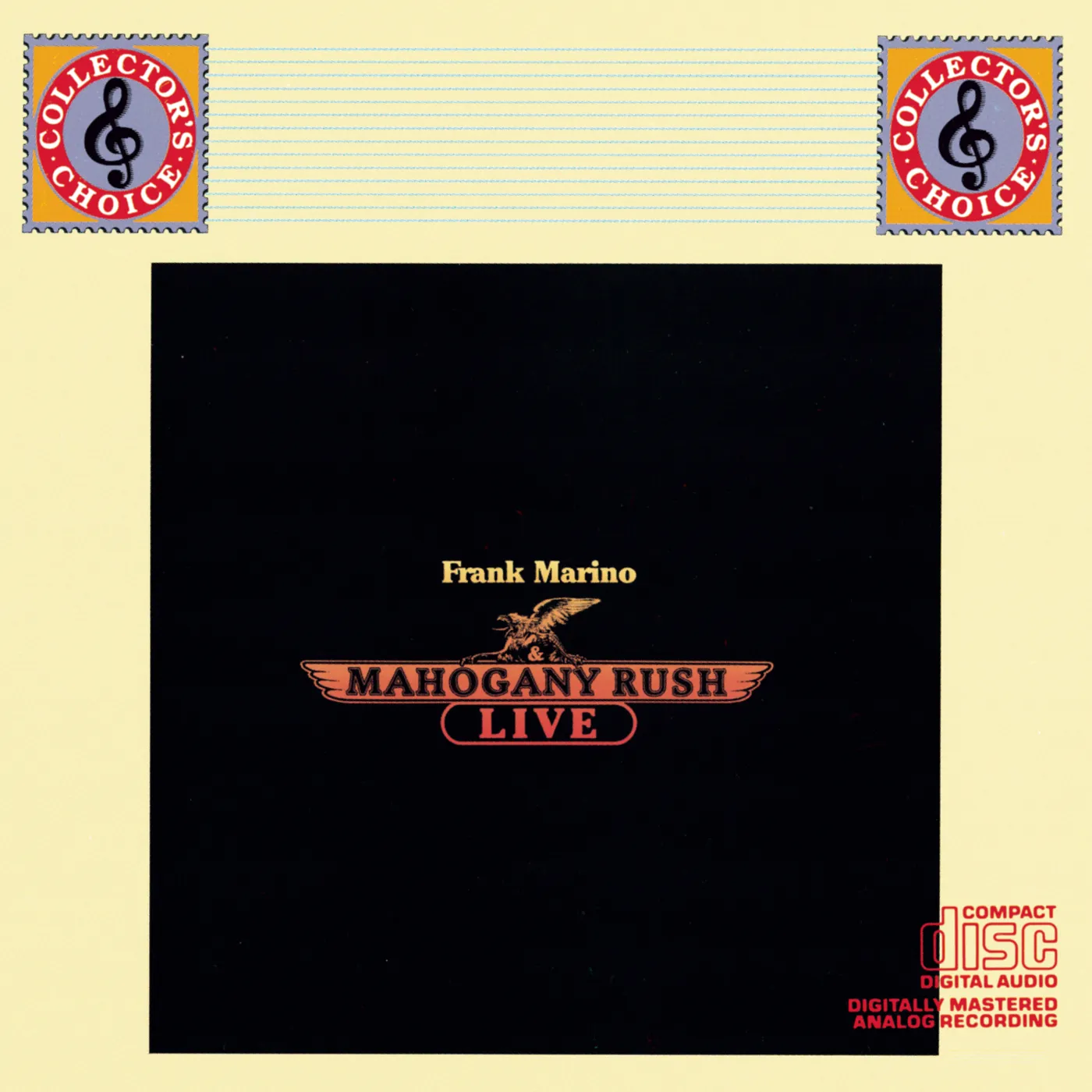 FRANK MARINO & MAHOGANY RUSH - LIVE CD