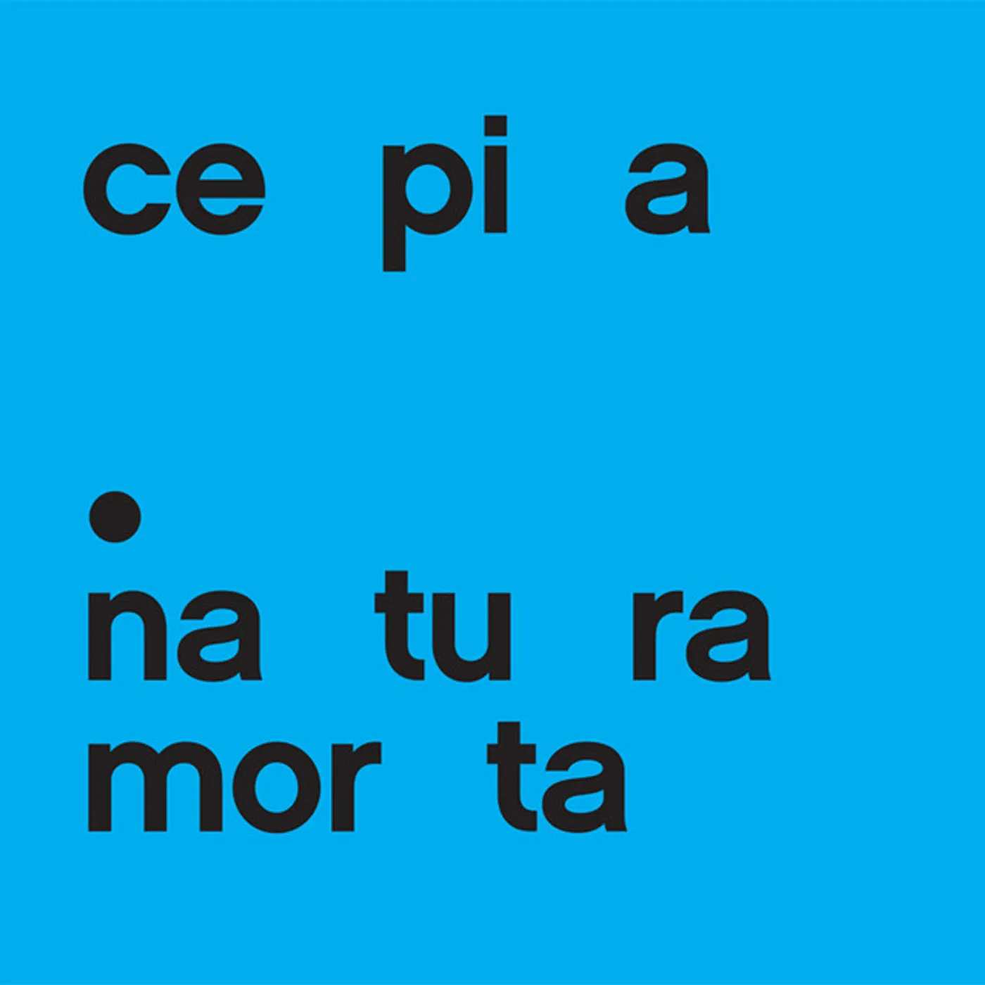Cepia NATURA MORTA CD