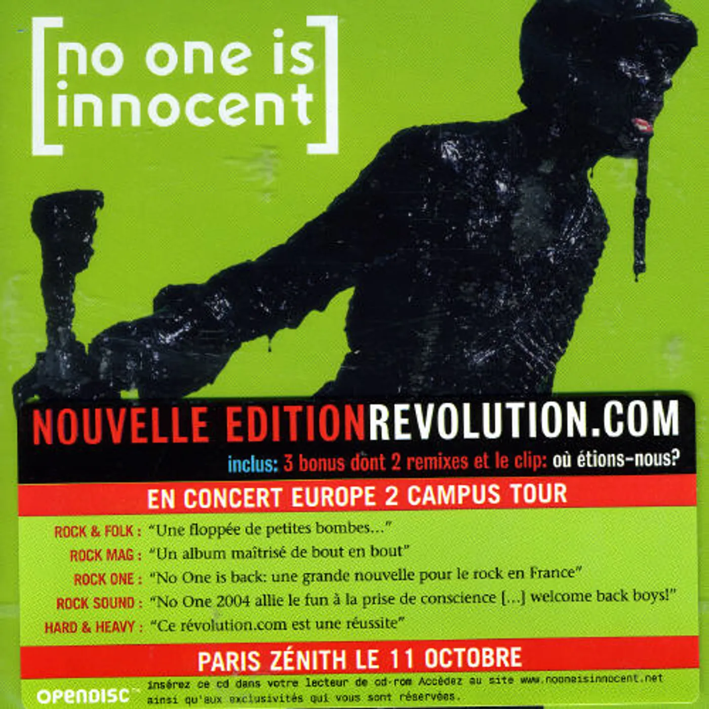 No One Is Innocent REVOLUTION.COM CD