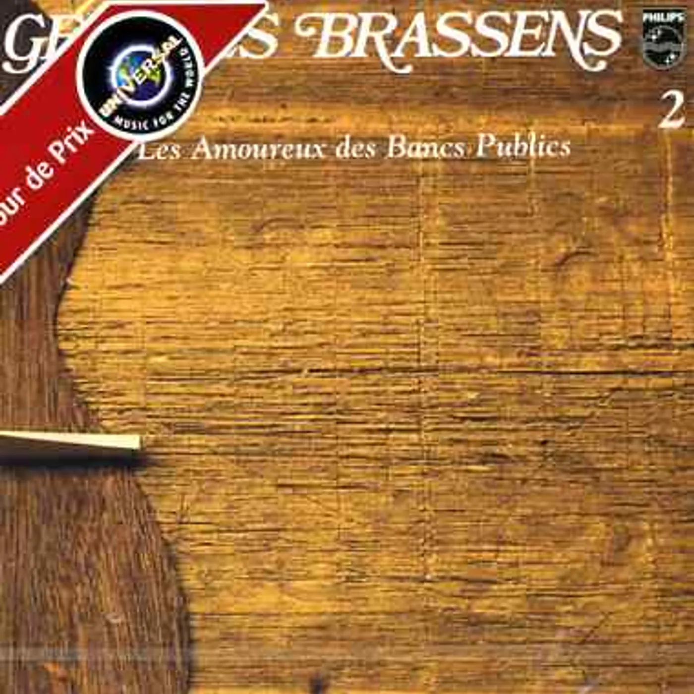 Georges Brassens LES AMOUREUX DES BANCS PUBLICS (VOL2) CD