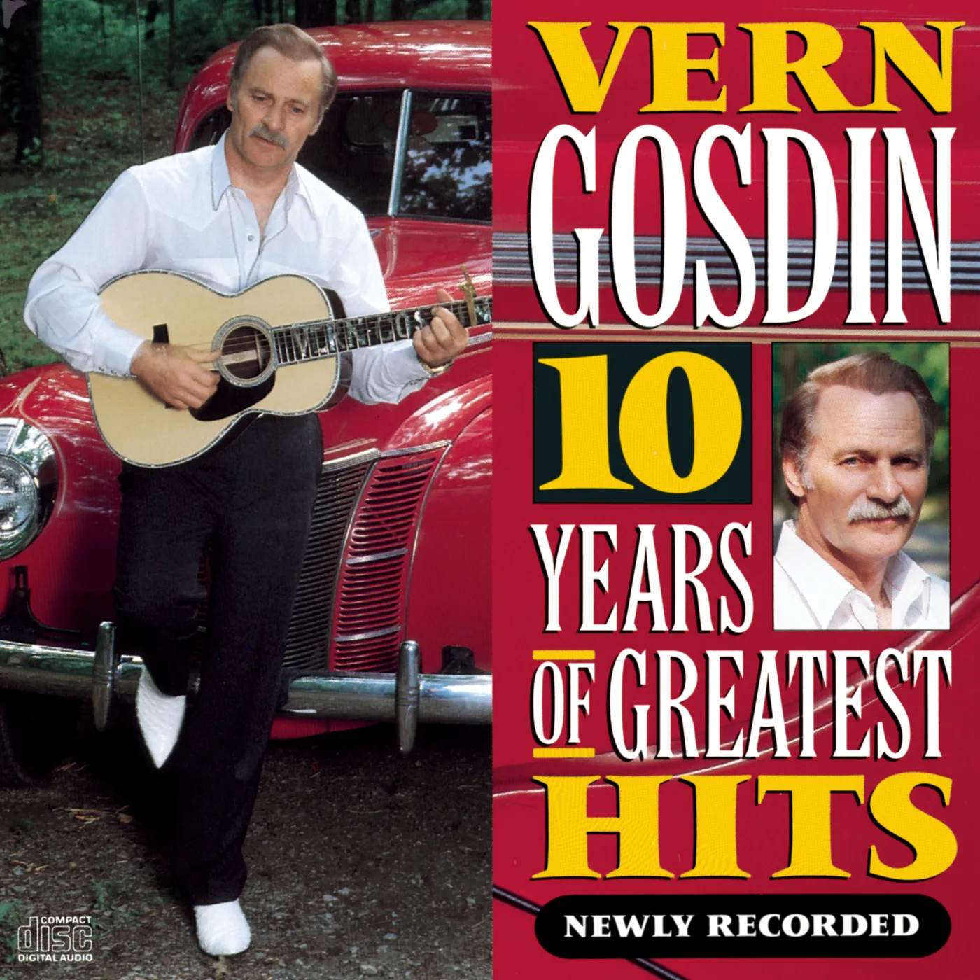 Vern Gosdin 10 YEARS OF GREATEST HITS CD