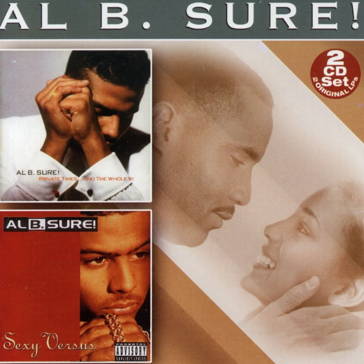 Al B. Sure! PRIVATE TIMES & THE WHOLE 9 / SEXY VERSUS CD
