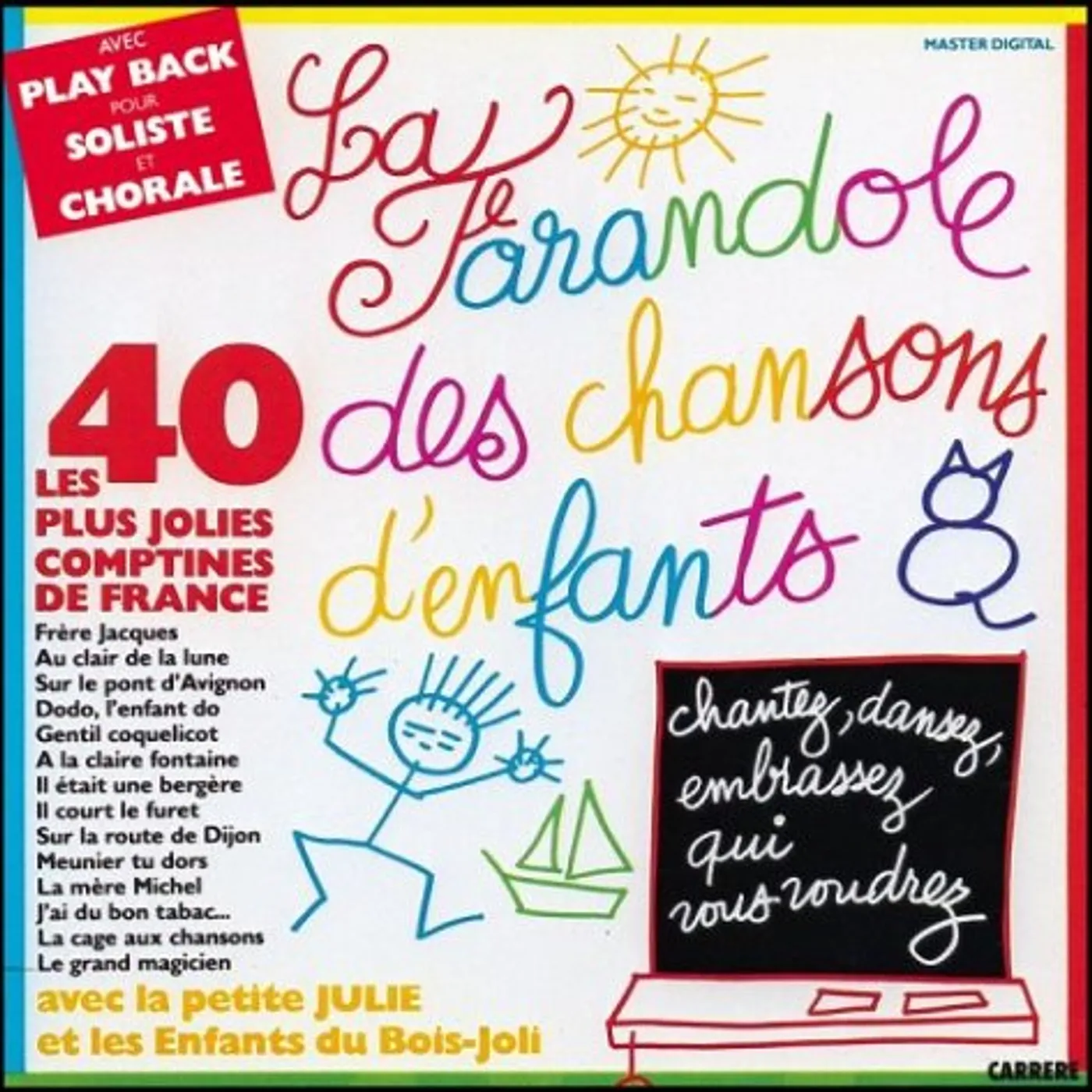 Farandole Enfants 40 PLUS JOLIES COMPTINES CD