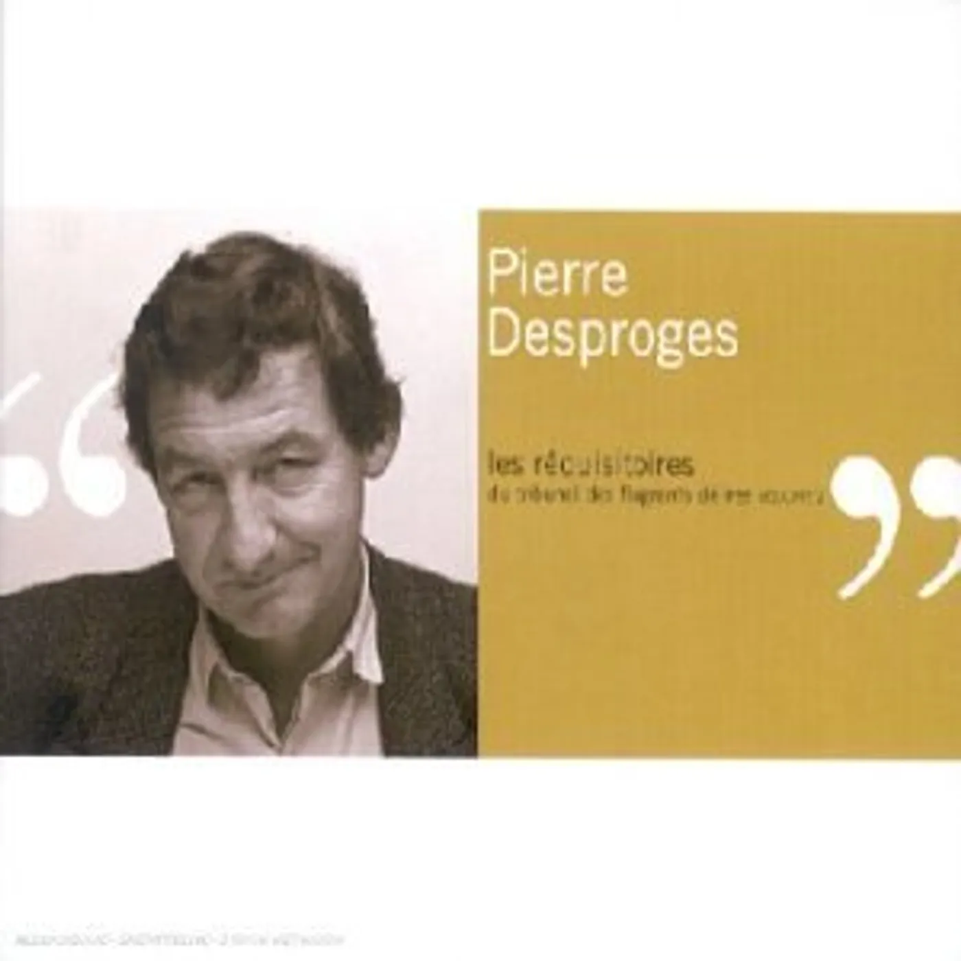 Pierre Desproges REQUISITOIRES TRIBUNAL VOL.2 CD