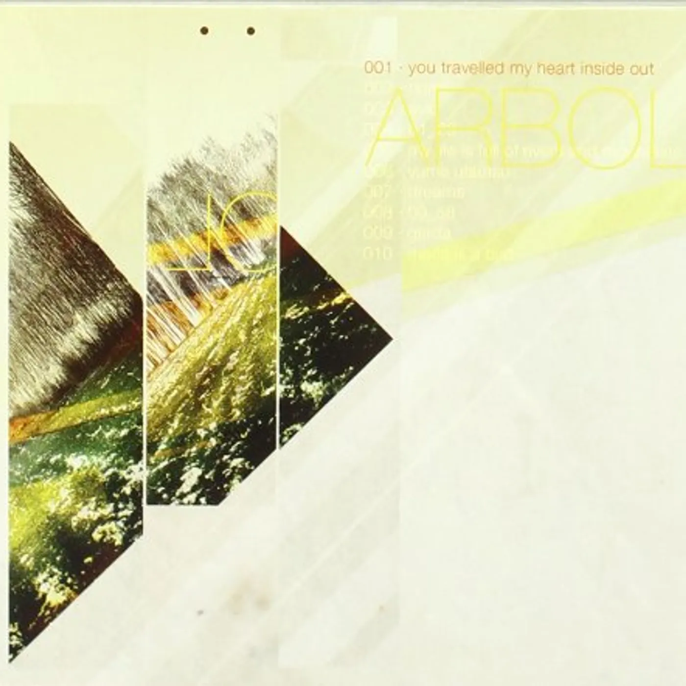Arbol YOU TRAVELLED MY HEART INSIDE OUT CD