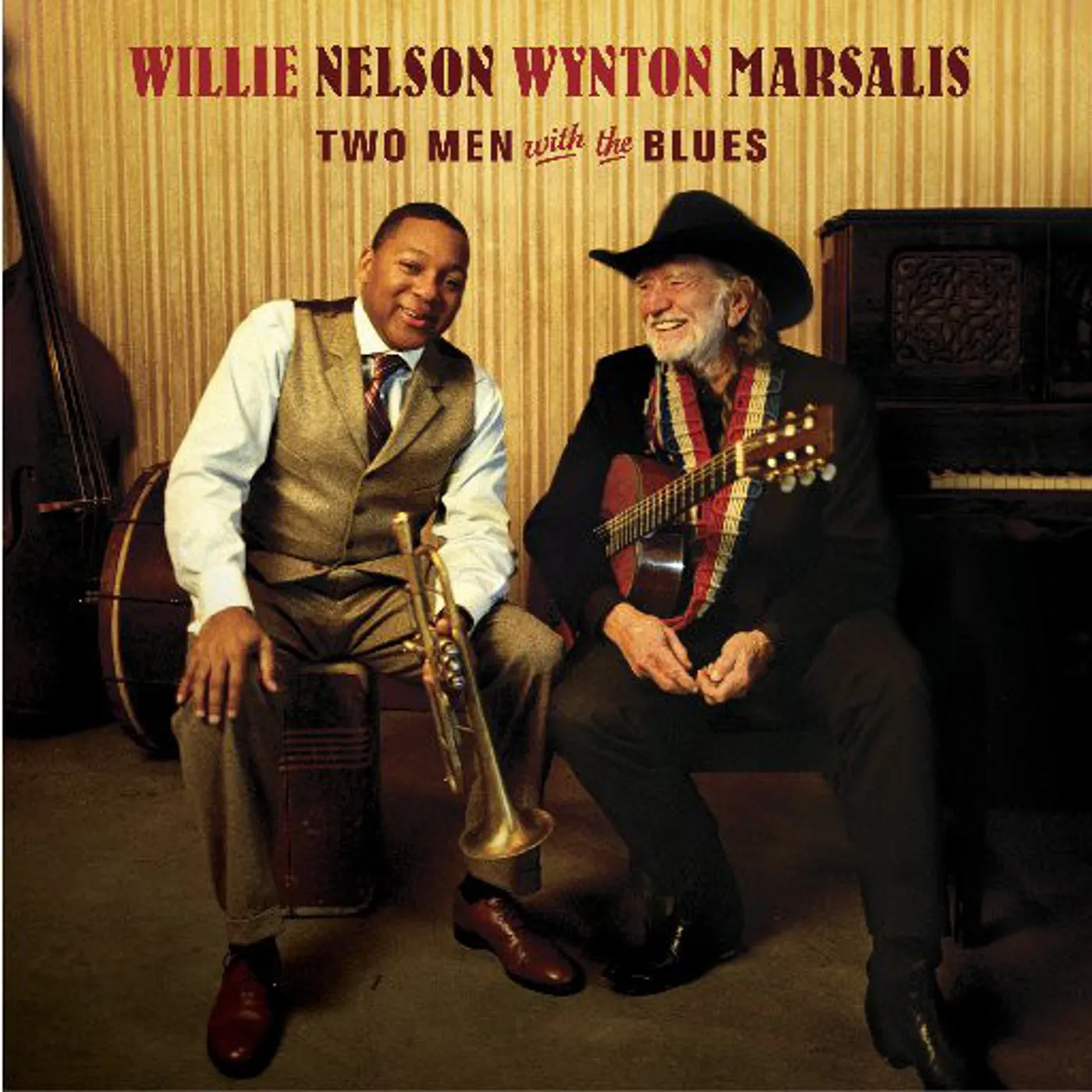 Willie Nelson / Wynton Marsalis Two Men With The Blues Vinyl Record
